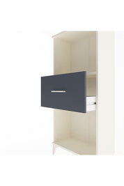 Arges Dolap Tek Raflı Tek Çekmeceli 60x30x134 Aytaşı-Antrasit