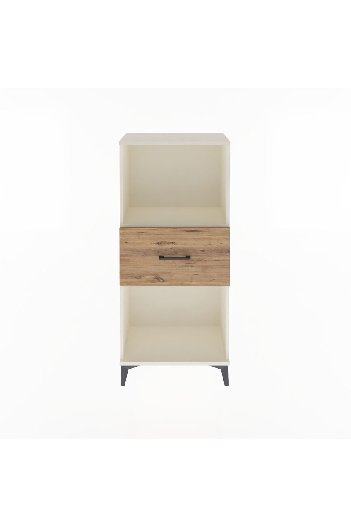 Arges Dolap Tek Raflı Tek Çekmeceli 60x30x134 Aytaşı-Çam