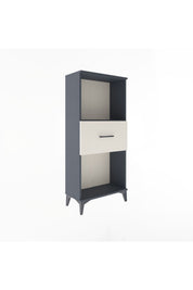 Arges Dolap Tek Raflı Tek Çekmeceli 60x30x134 Antrasit-Aytaşı