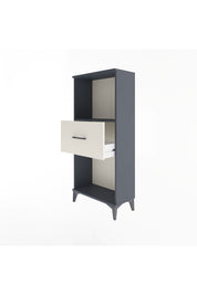 Arges Dolap Tek Raflı Tek Çekmeceli 60x30x134 Antrasit-Aytaşı