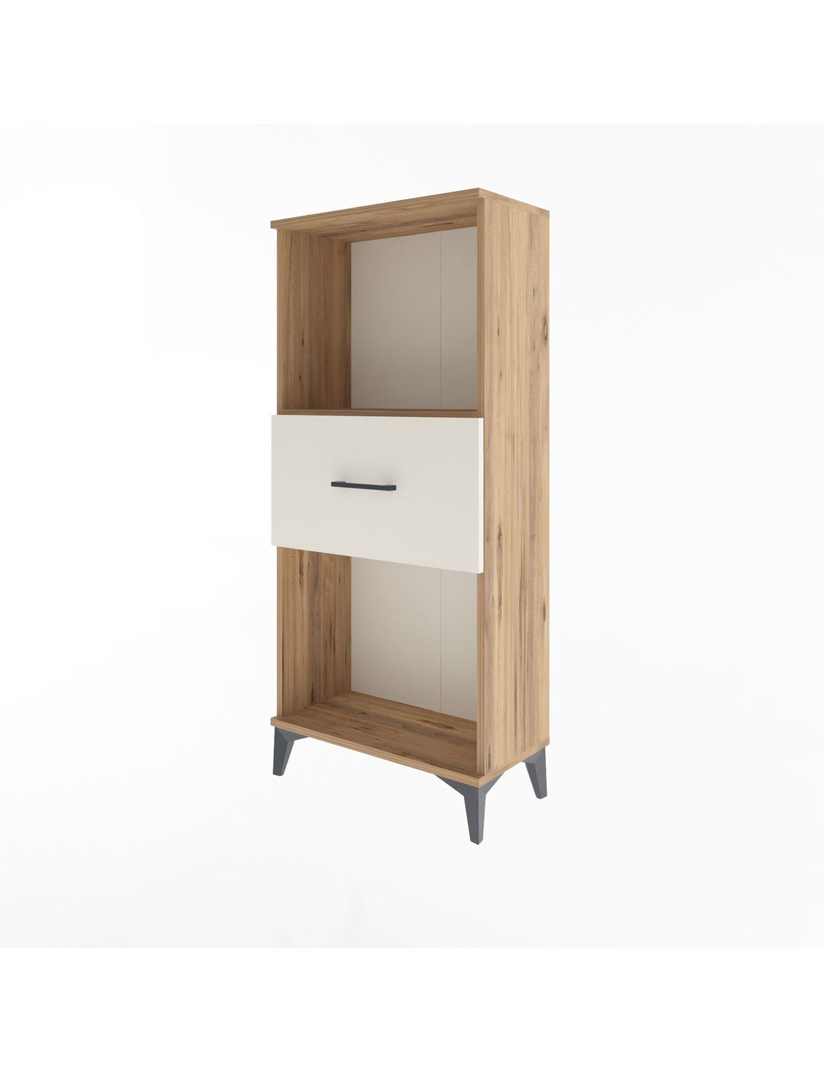 Arges Dolap Tek Raflı Tek Çekmeceli 60x30x134 - S17M003V7A