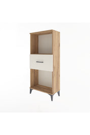 Arges Dolap Tek Raflı Tek Çekmeceli 60x30x134 Çam-Aytaşı