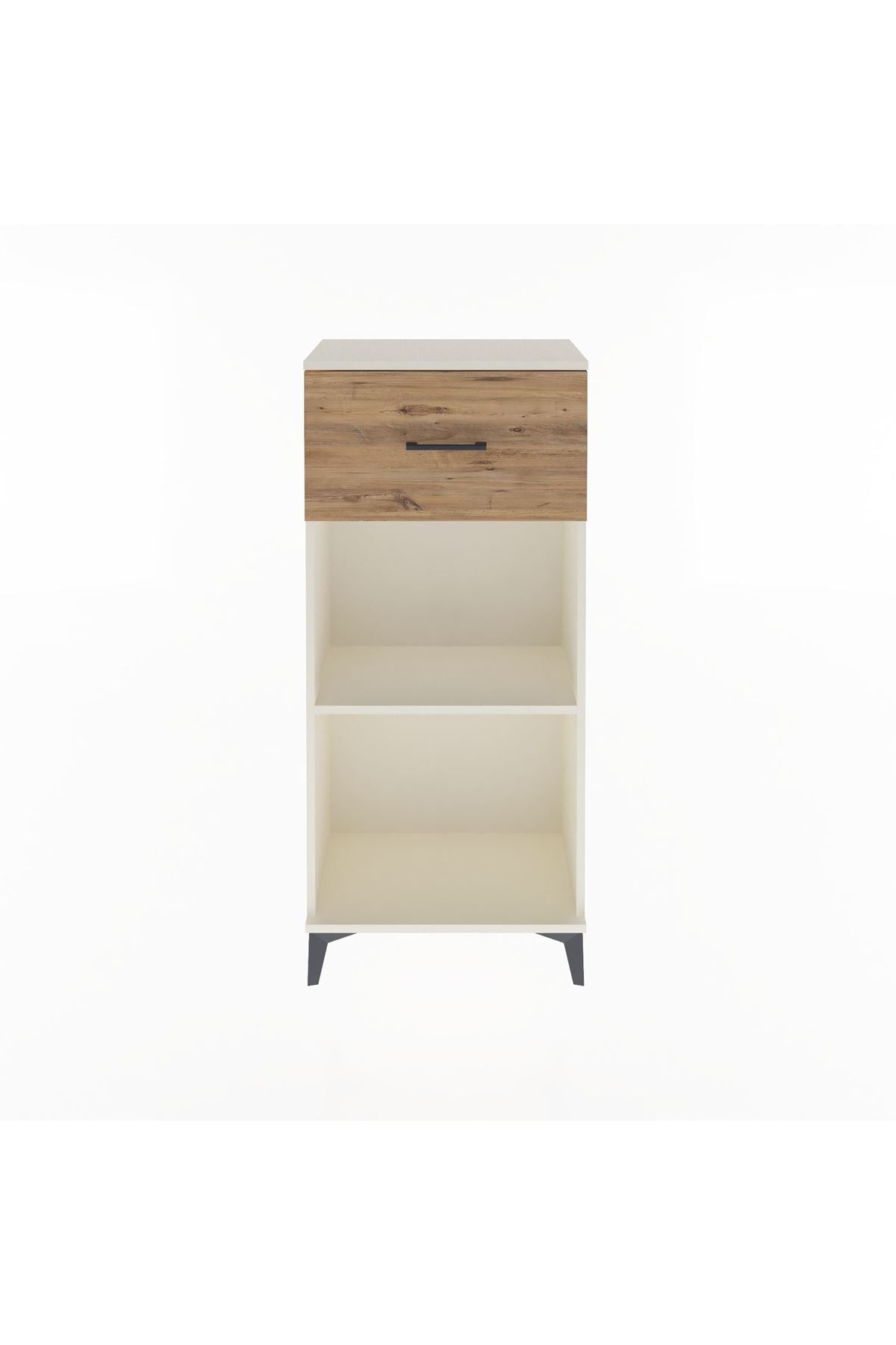 Arges Dolap Tek Raflı Tek Çekmeceli 60x30x134 Aytaşı-Çam