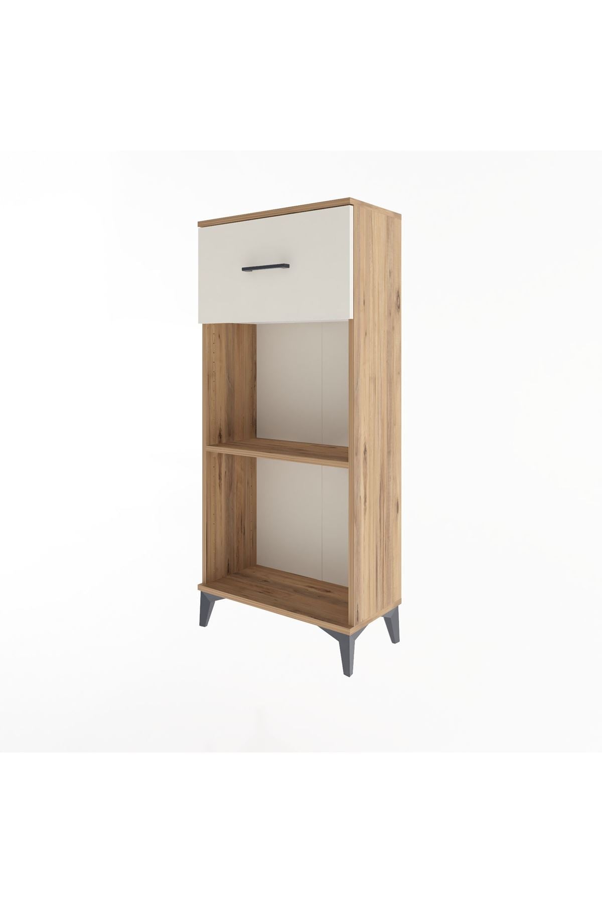 Arges Dolap Tek Raflı Tek Çekmeceli 60x30x134 Çam-Aytaşı