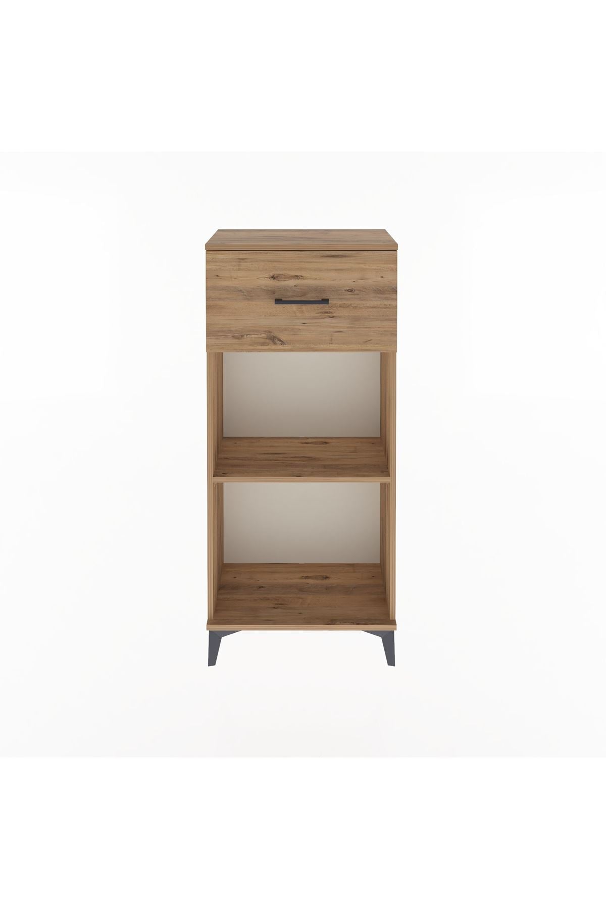 Arges Dolap Tek Raflı Tek Çekmeceli 60x30x134 Çam-Çam