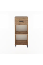 Arges Dolap Tek Raflı Tek Çekmeceli 60x30x134 Çam-Çam