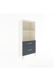 Arges Dolap 2 Raflı 2 Çekmeceli 60x30x134 Aytaşı-Antrasit