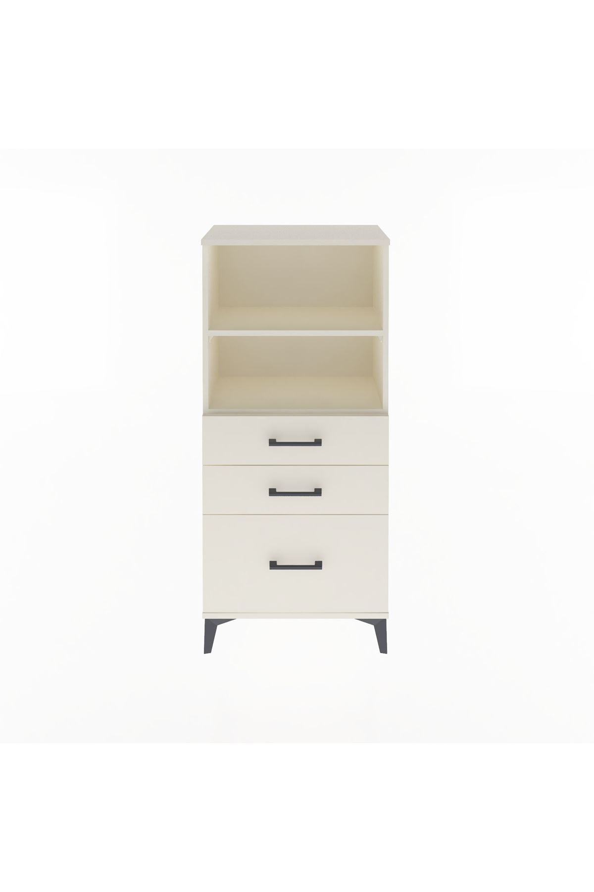 Arges Dolap 2 Raflı 3 Çekmeceli 60x30x134 Aytaşı-Aytaşı