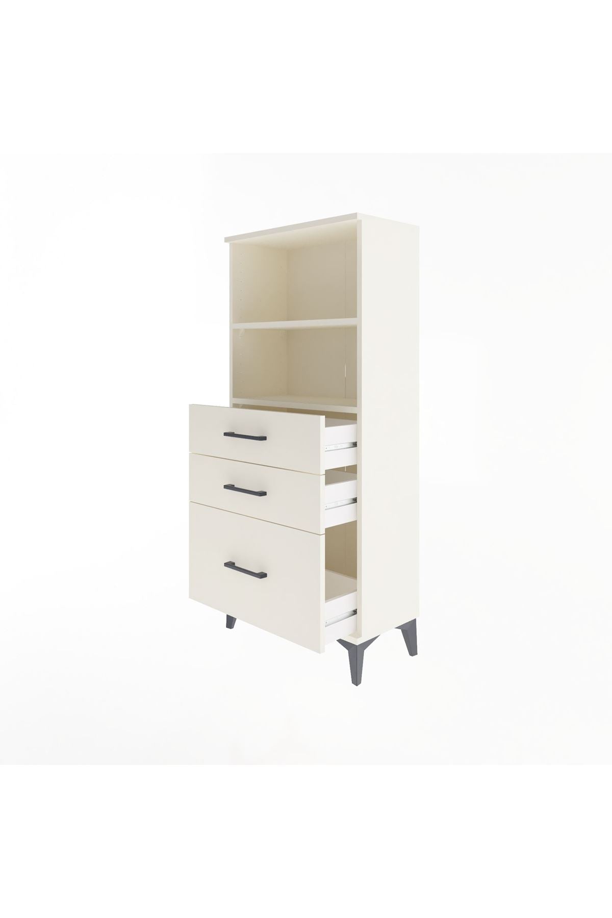 Arges Dolap 2 Raflı 3 Çekmeceli 60x30x134 Aytaşı-Aytaşı