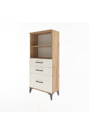 Arges Dolap 2 Raflı 3 Çekmeceli 60x30x134 Çam-Aytaşı