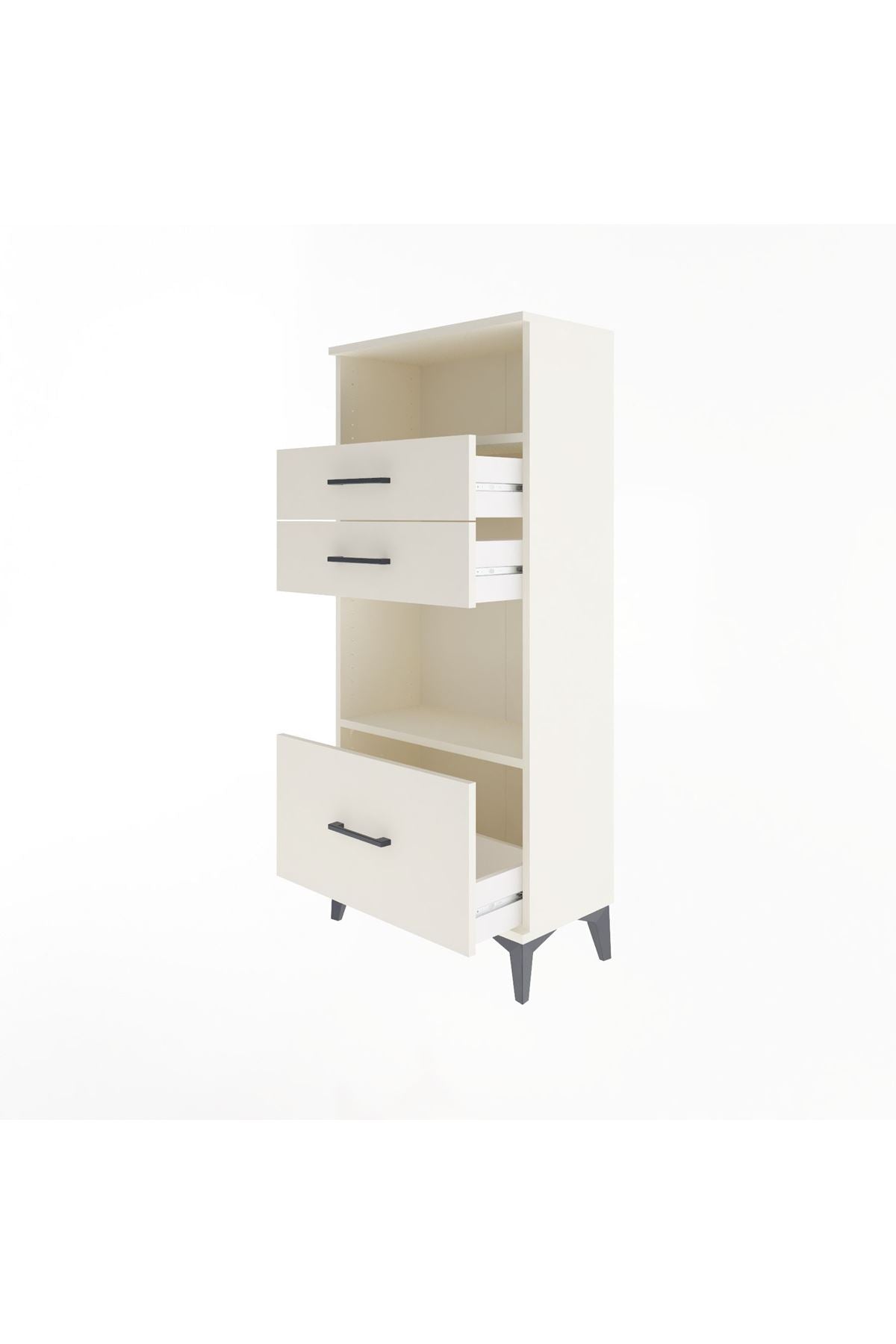 Arges Dolap 2 Raflı 3 Çekmeceli 60x30x134 Aytaşı-Aytaşı