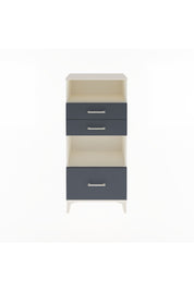 Arges Dolap 2 Raflı 3 Çekmeceli 60x30x134 Aytaşı-Antrasit