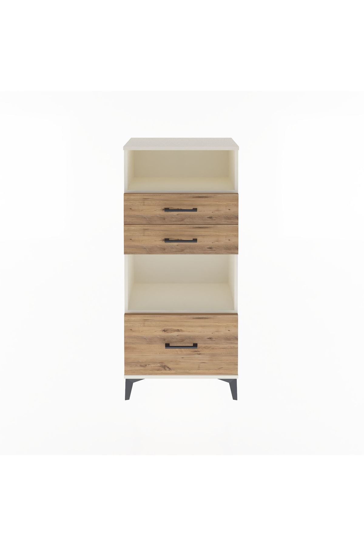 Arges Dolap 2 Raflı 3 Çekmeceli 60x30x134 Aytaşı-Çam