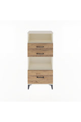 Arges Dolap 2 Raflı 3 Çekmeceli 60x30x134