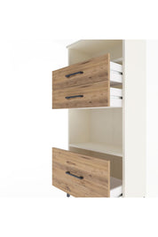 Arges Dolap 2 Raflı 3 Çekmeceli 60x30x134 Aytaşı-Çam