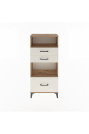 Arges Dolap 2 Raflı 3 Çekmeceli 60x30x134 Çam-Aytaşı