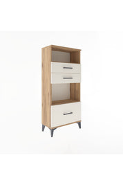 Arges Dolap 2 Raflı 3 Çekmeceli 60x30x134 Çam-Aytaşı