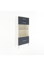 Arges Dolap 2 Raflı 3 Çekmeceli 60x30x134 Aytaşı-Antrasit