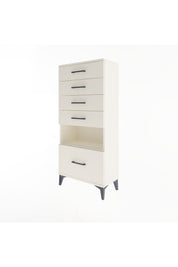 Arges Dolap Tek Raflı 5 Çekmeceli 60x30x134 Aytaşı-Aytaşı