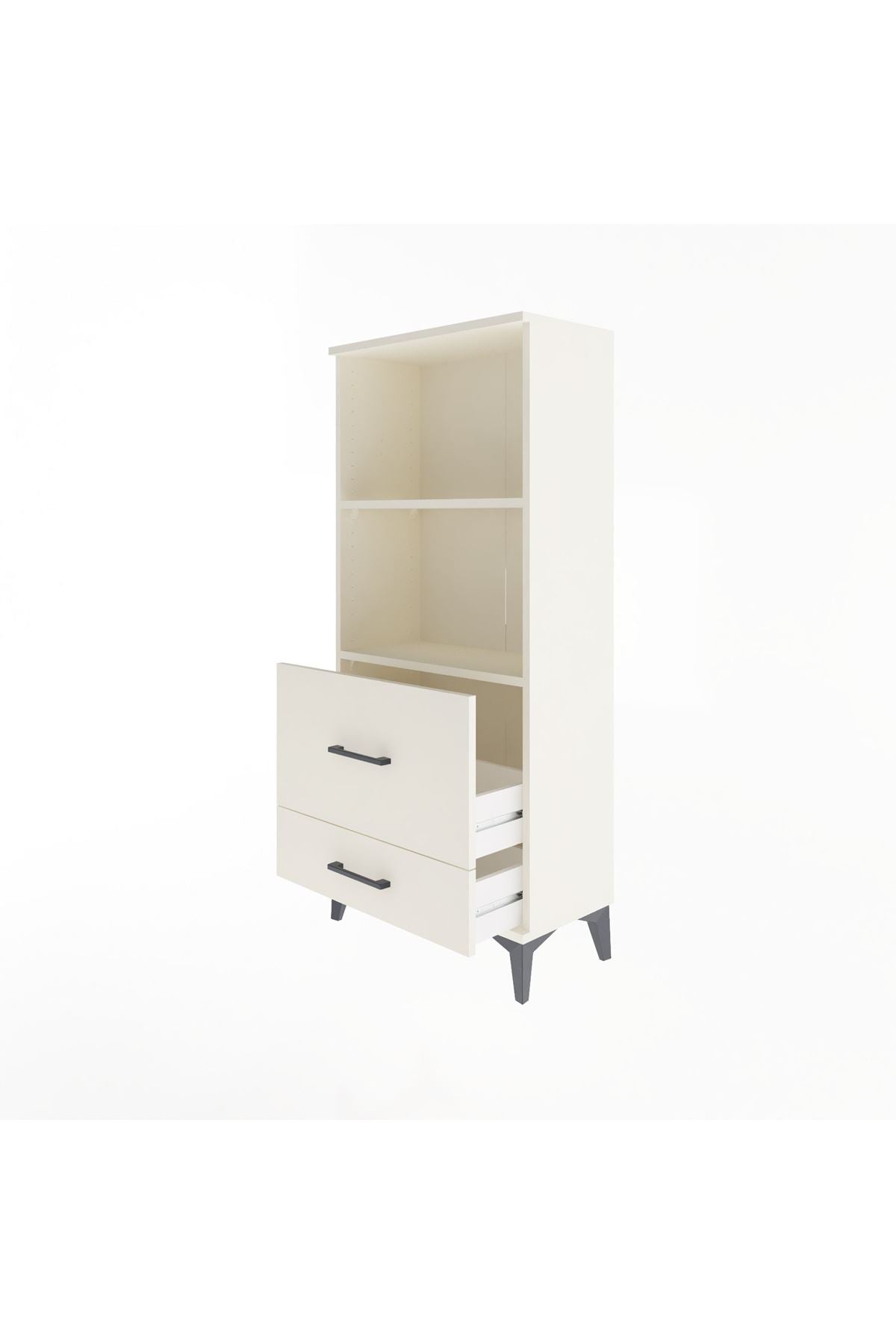 Arges Dolap 2 Raflı 2 Çekmeceli 60x30x134 Aytaşı-Aytaşı