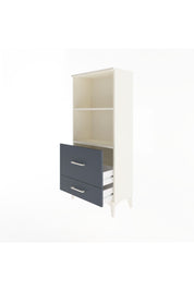 Arges Dolap 2 Raflı 2 Çekmeceli 60x30x134 Aytaşı-Antrasit