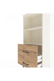 Arges Dolap 2 Raflı 2 Çekmeceli 60x30x134 Aytaşı-Çam