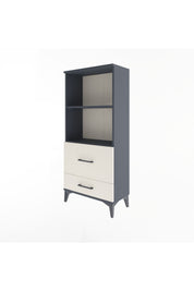 Arges Dolap 2 Raflı 2 Çekmeceli 60x30x134 Antrasit-Aytaşı