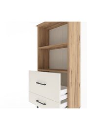 Arges Dolap 2 Raflı 2 Çekmeceli 60x30x134 Çam-Aytaşı