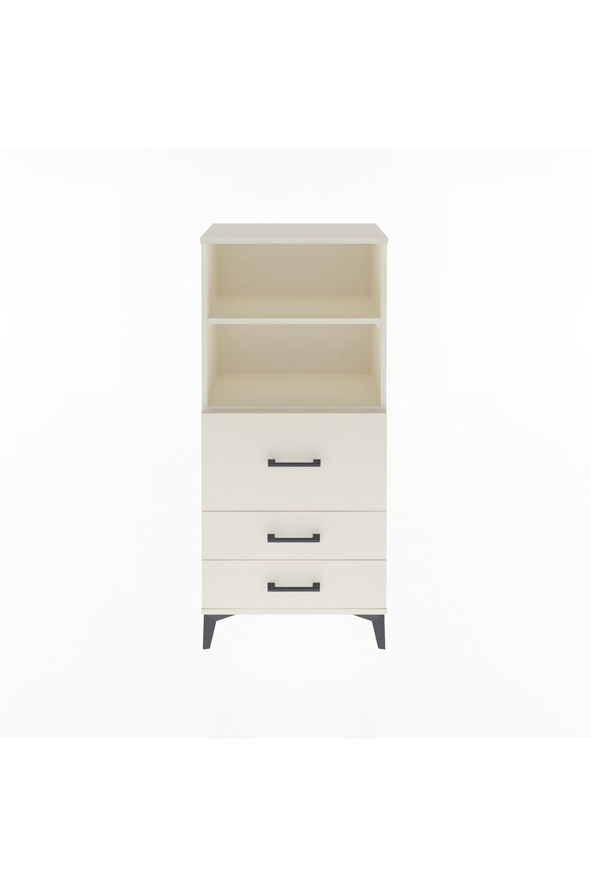 Arges Dolap 2 Raflı 3 Çekmeceli 60x30x134 Aytaşı-Aytaşı