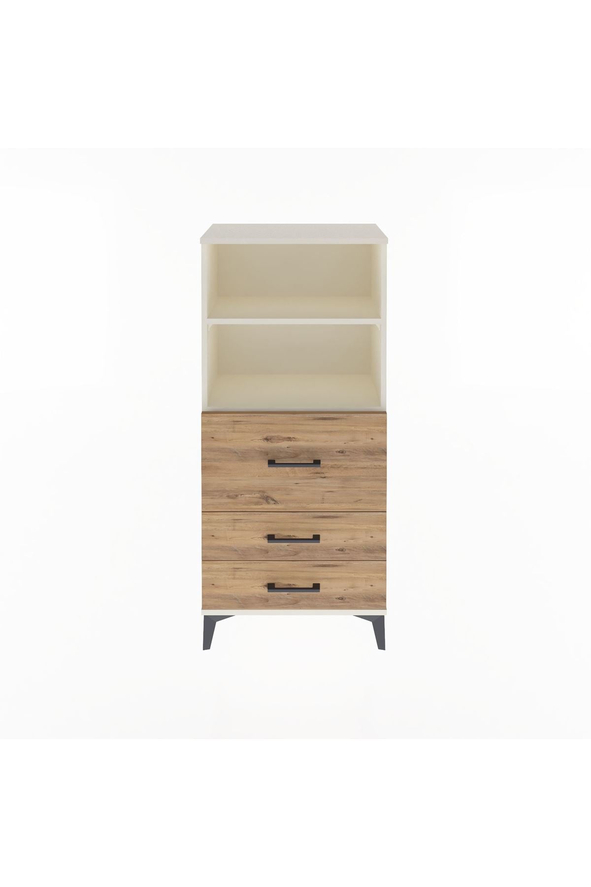 Arges Dolap 2 Raflı 3 Çekmeceli 60x30x134 Aytaşı-Çam