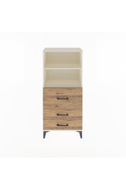 Arges Dolap 2 Raflı 3 Çekmeceli 60x30x134 Aytaşı-Çam