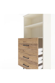 Arges Dolap 2 Raflı 3 Çekmeceli 60x30x134 Aytaşı-Çam