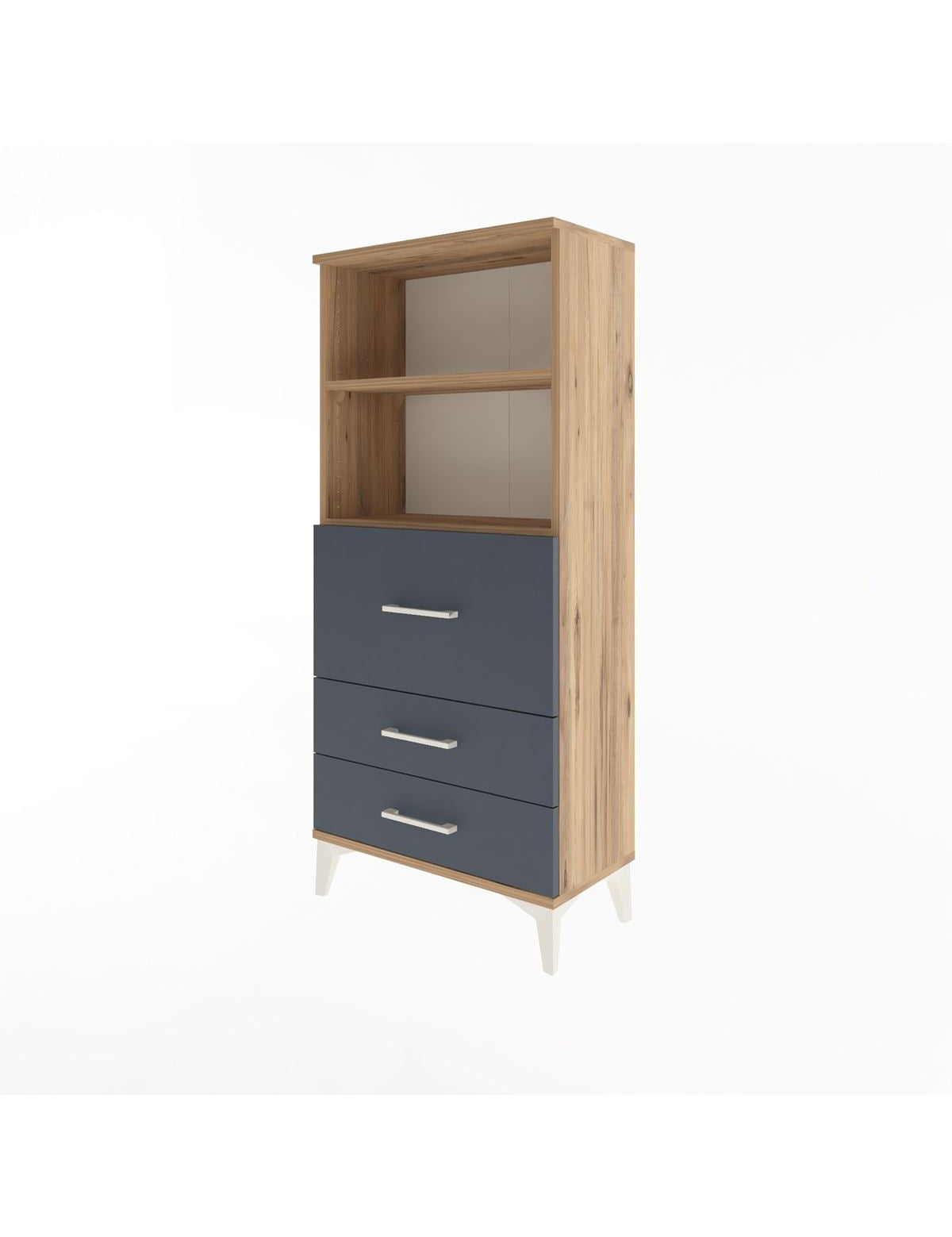 Arges Dolap 2 Raflı 3 Çekmeceli 60x30x134 - S17M014V8A