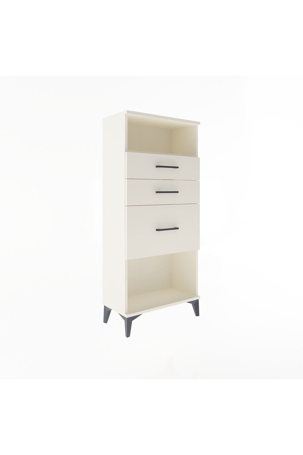 Arges Dolap Tek Raflı 3 Çekmeceli 60x30x134 Aytaşı-Aytaşı