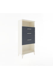 Arges Dolap Tek Raflı 3 Çekmeceli 60x30x134 Aytaşı-Antrasit