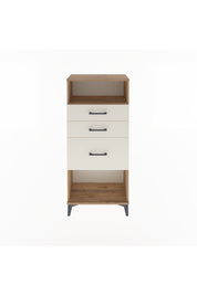Arges Dolap Tek Raflı 3 Çekmeceli 60x30x134 Çam-Aytaşı