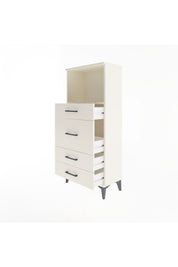 Arges Dolap Tek Raflı 4 Çekmeceli 60x30x134 Aytaşı-Aytaşı