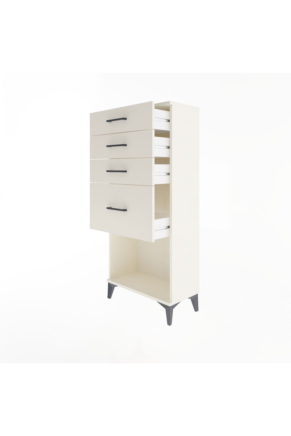 Arges Dolap 4 Çekmeceli 60x30x134 Aytaşı-Aytaşı