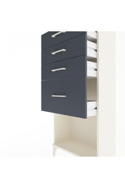 Arges Dolap 4 Çekmeceli 60x30x134 Aytaşı-Antrasit