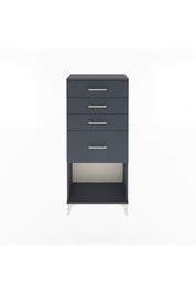 Arges Dolap 4 Çekmeceli 60x30x134 Antrasit-Antrasit