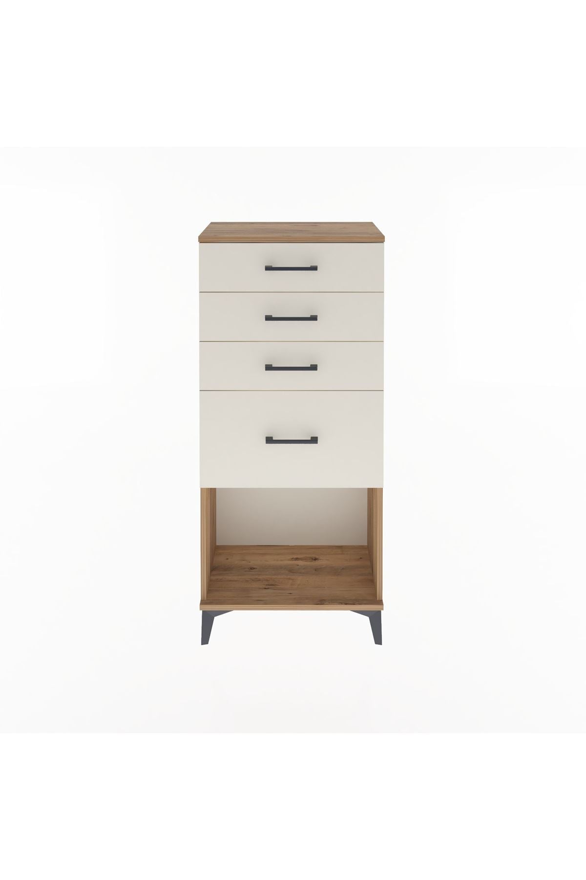 Arges Dolap 4 Çekmeceli 60x30x134 Çam-Aytaşı