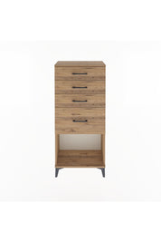 Arges Dolap 4 Çekmeceli 60x30x134 Çam-Çam