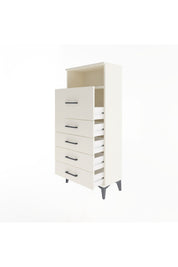 Arges Dolap Tek Raflı 5 Çekmeceli 60x30x134 Aytaşı-Aytaşı