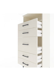 Arges Dolap Tek Raflı 5 Çekmeceli 60x30x134 Aytaşı-Aytaşı