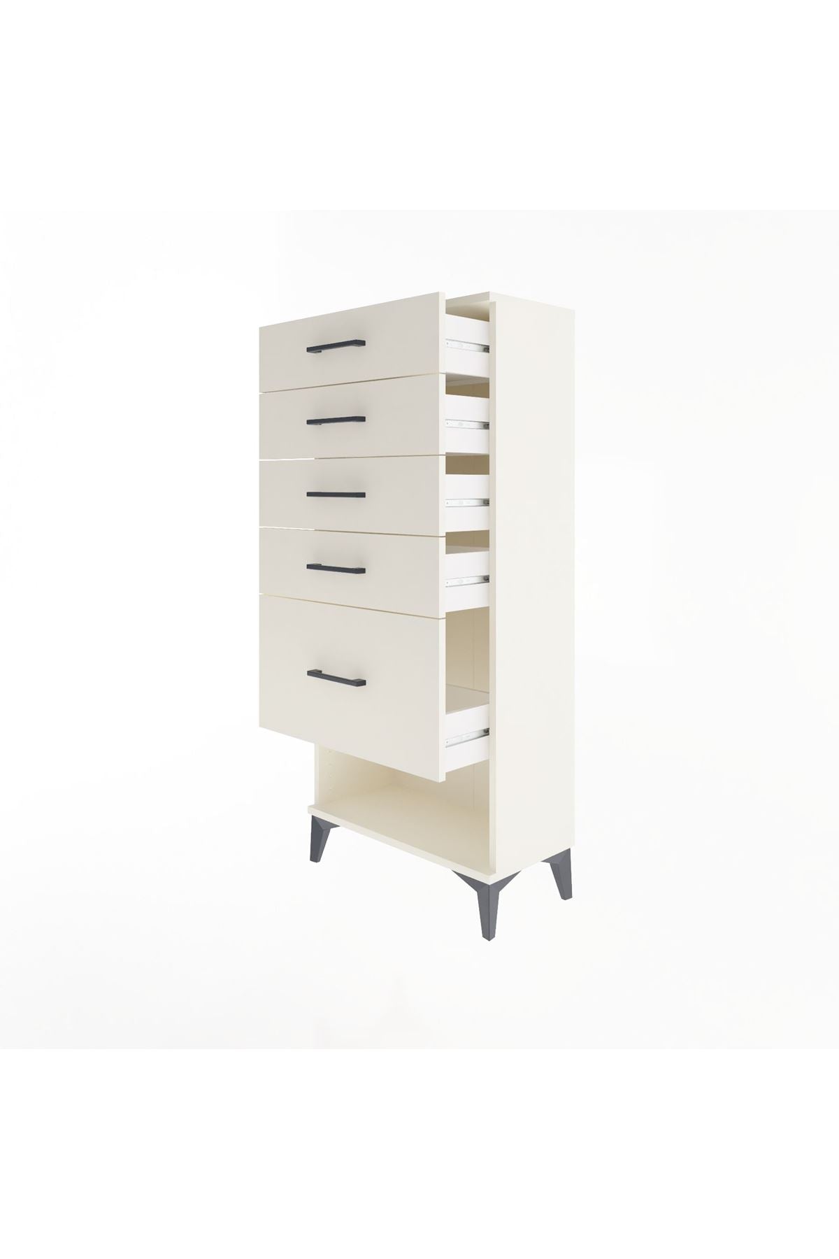 Arges Dolap 5 Çekmeceli 60x30x134 Aytaşı-Aytaşı