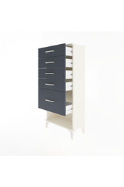 Arges Dolap 5 Çekmeceli 60x30x134 Aytaşı-Antrasit