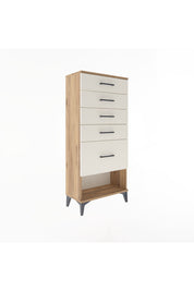 Arges Dolap 5 Çekmeceli 60x30x134 Çam-Aytaşı