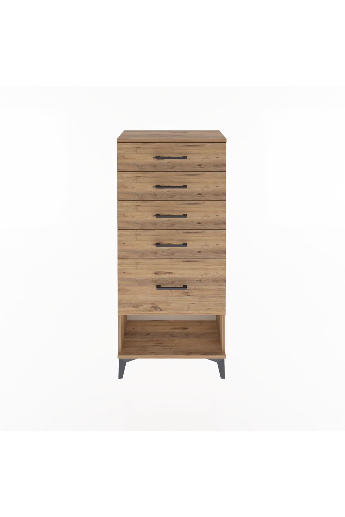 Arges Dolap 5 Çekmeceli 60x30x134 Çam-Çam