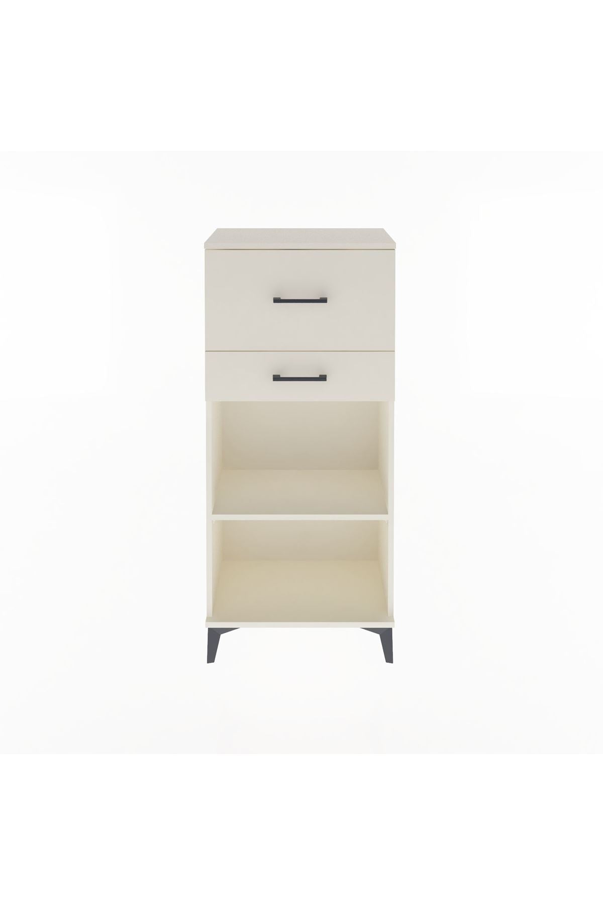 Arges Dolap Tek Raflı 2 Çekmeceli 60x30x134 Aytaşı-Aytaşı