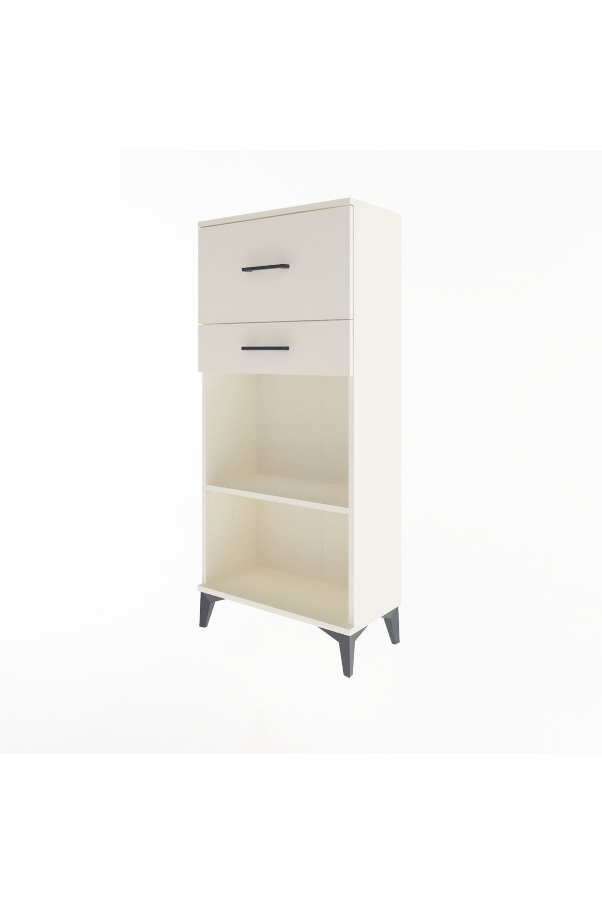 Arges Dolap Tek Raflı 2 Çekmeceli 60x30x134 Aytaşı-Aytaşı